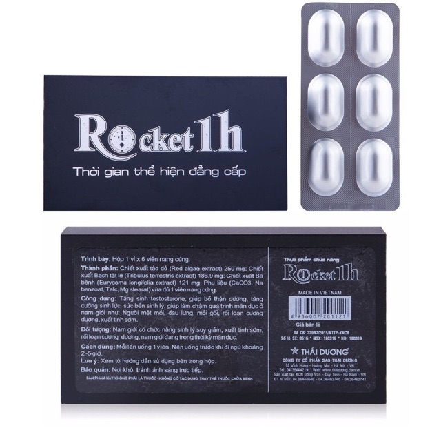 {✅Chính hãng} 1 viên Rocket 1h Thời gian thể hiện đẳng cấp