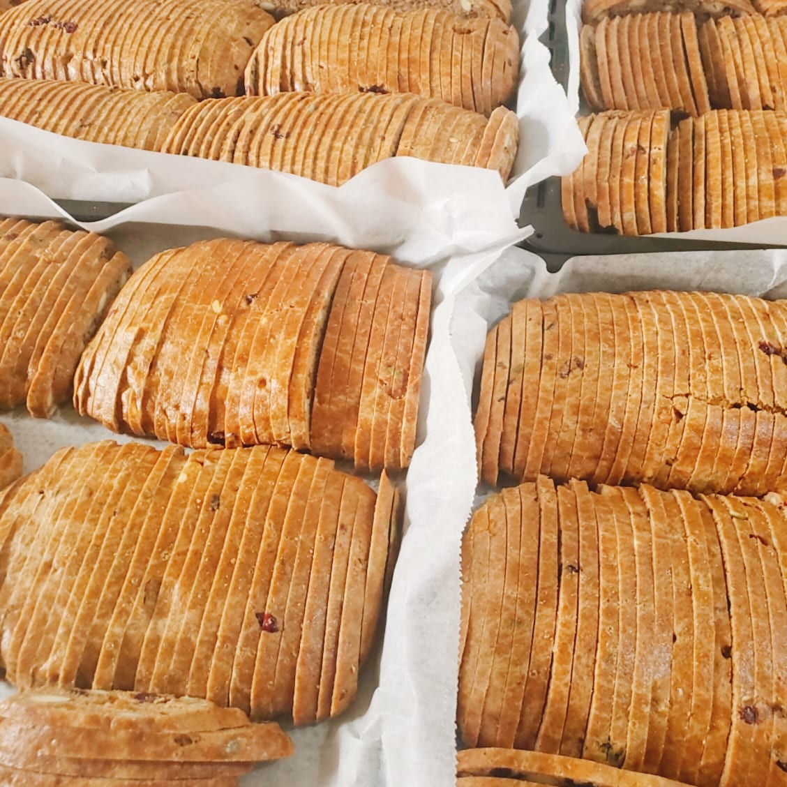Biscotti (hoàn toàn từ bột mì nguyên cám), - Vị truyền thống