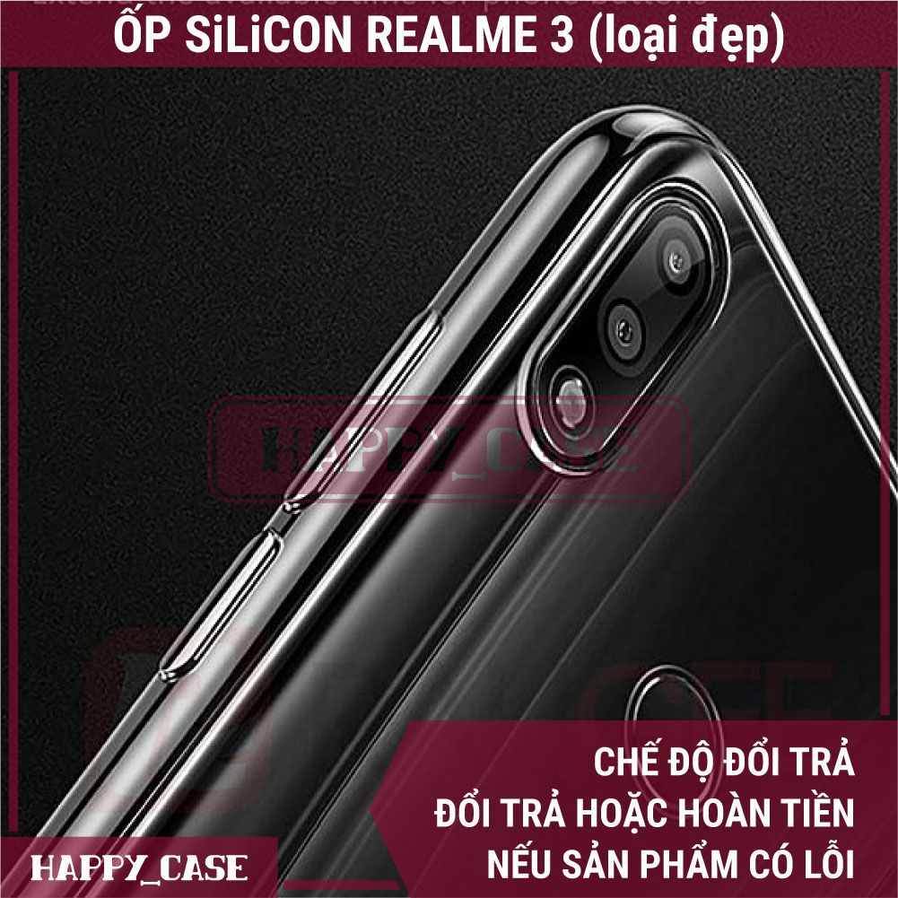 Ốp Lưng Điện Thoại Realme 3 (Loại Đẹp) Thin Transparent Silicon