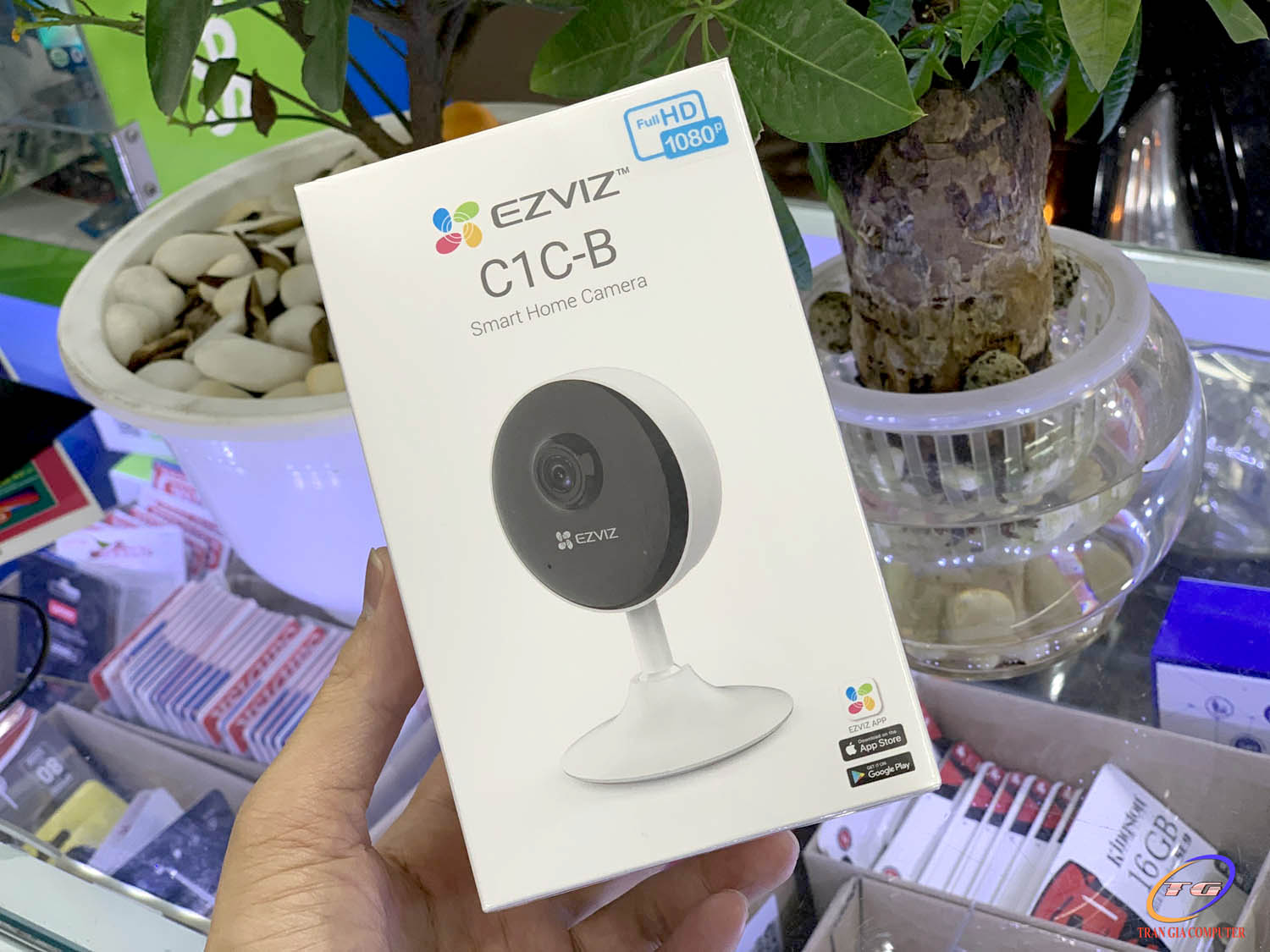 Camera Ezviz C1C-B 2.0 1080P, chuẩn nén H.265
