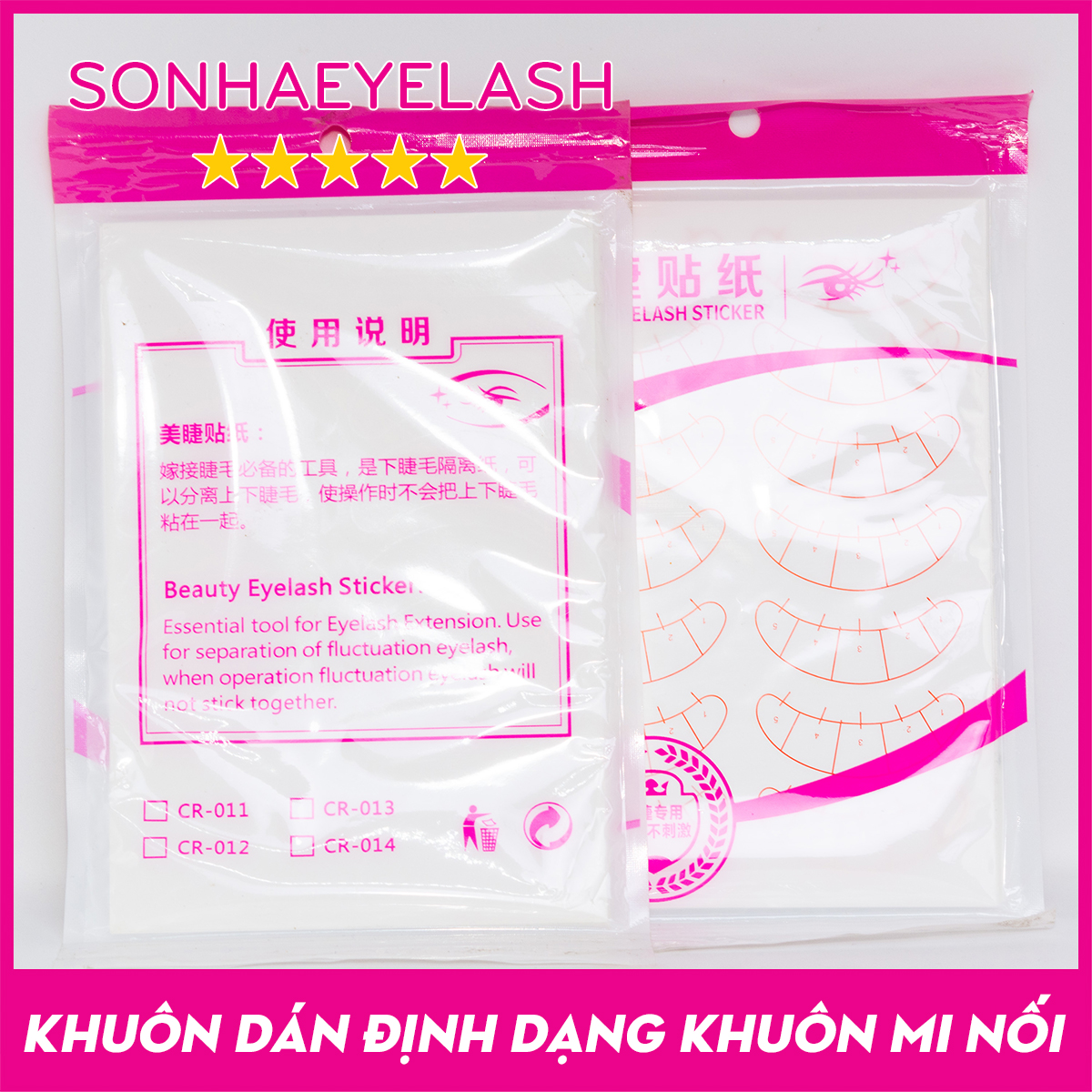 Pad chia size, Pad chia size nối mi