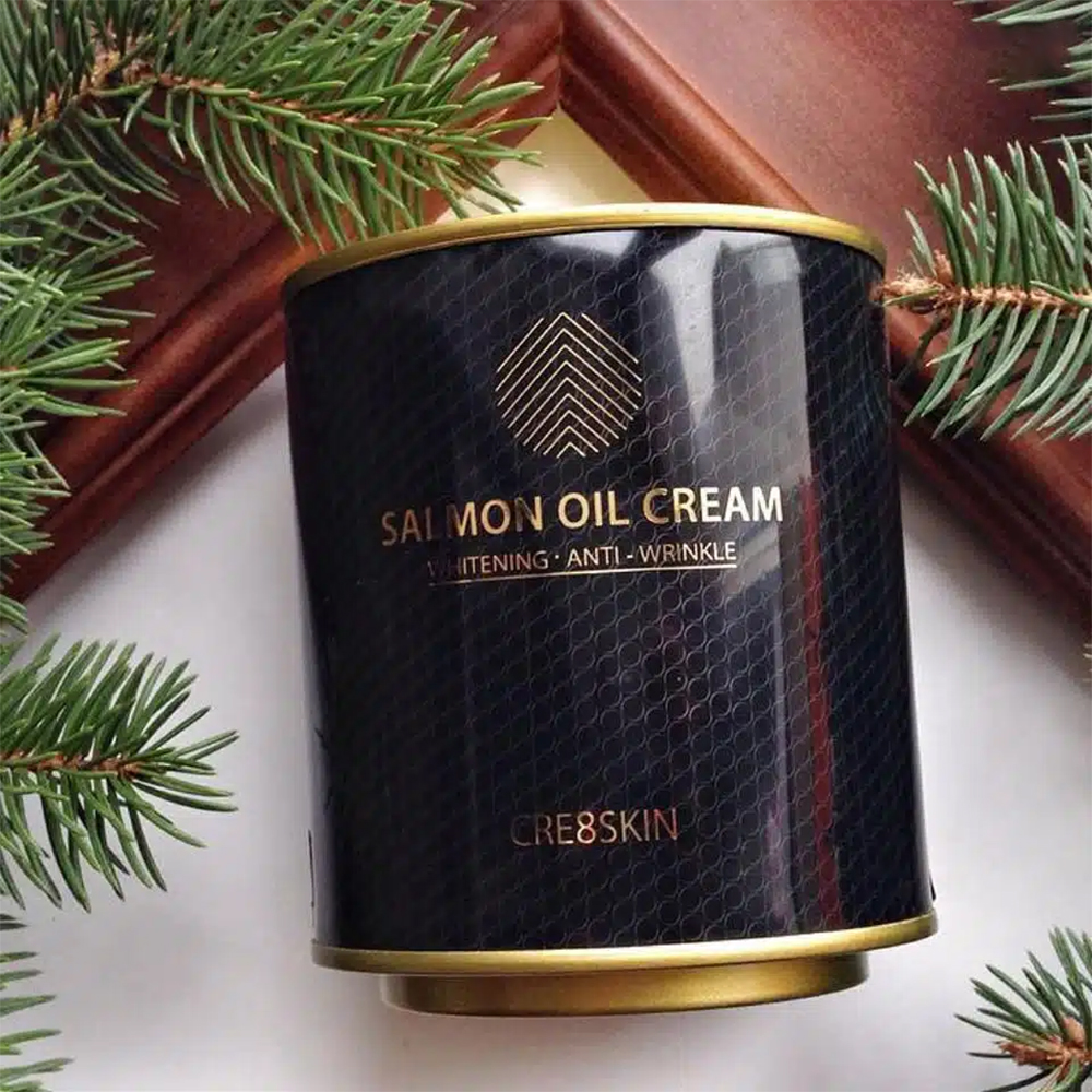 Kem Dưỡng Ẩm, Làm Trắng Da, Chống Lão Hóa Từ Dầu Và Trứng Cá Hồi CRE8SKIN Salmon Oil Cream 80g