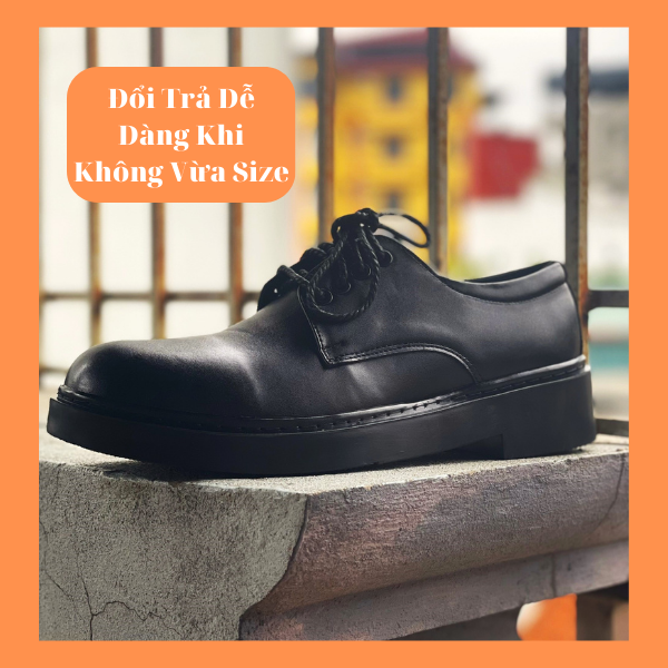 TĂNG CHIỀU CAO 5CM Giày Da Dr Giây Da Nam Kiểu Dáng Hot Nhất