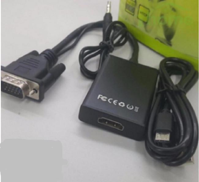 CÁP CHUYỂN ĐỔI TỪ CỔNG VGA SANG CỔNG HDMI CÓ ÂM THANH