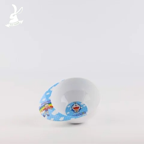 Bộ chén dĩa ăn dặm trẻ em hoa văn Doraemon Rainbow cao cấp thương hiệu Superware