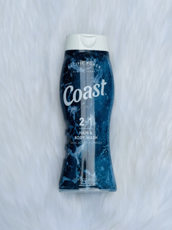 Dầu Tắm và Gội dành cho NAM 2 in 1 thương hiệu COAST - USA (NEW) 532ml – Mùi thơm quyến rũ