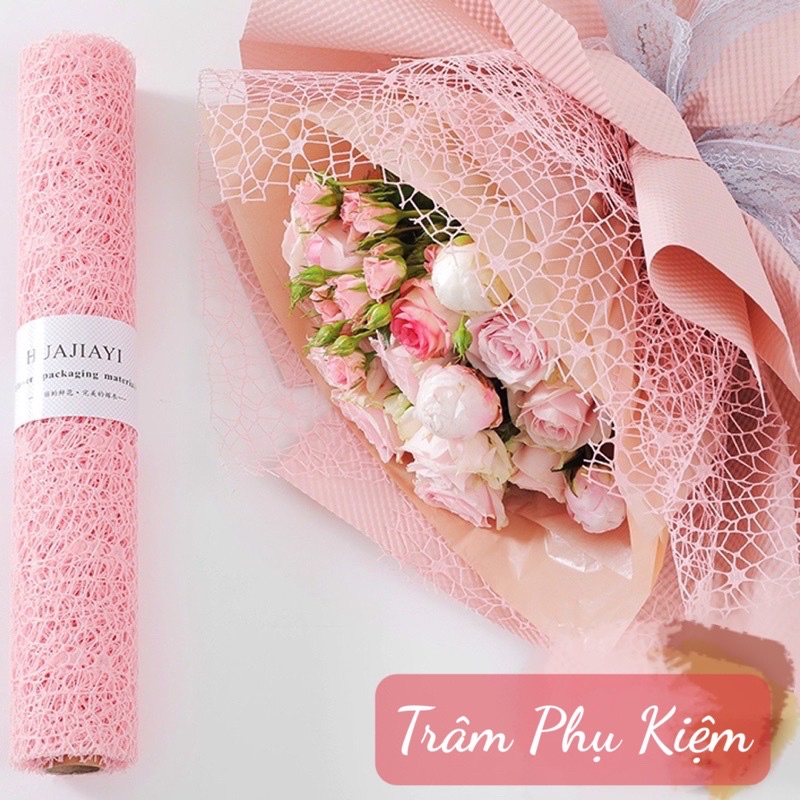 (Cuộn5M) Lưới nhện bó hoa 50cm