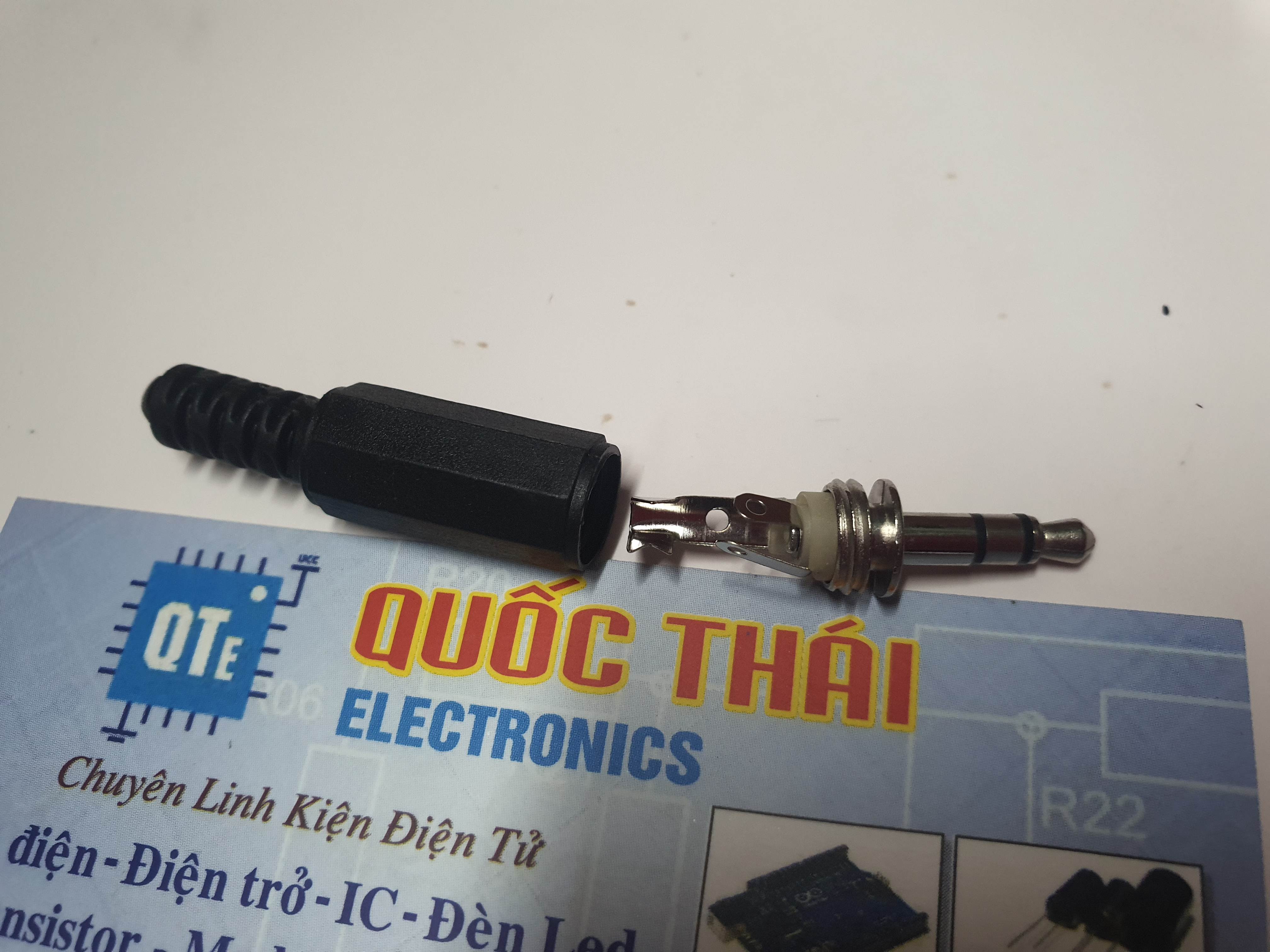 Combo 5 jack 3.5 đực vỏ nhựa