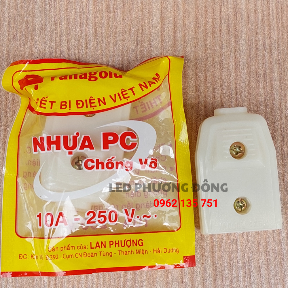 Combo 10 phích cắm 4 ly, phích nối âm Fanagold