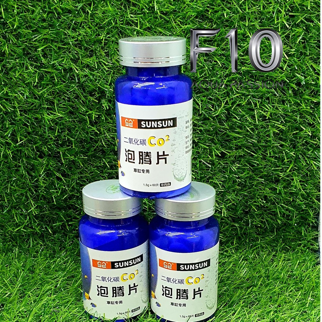 Viên sủi co2 cung cấp co2 cho hồ thủy sinh sunsun hộp 60 viên