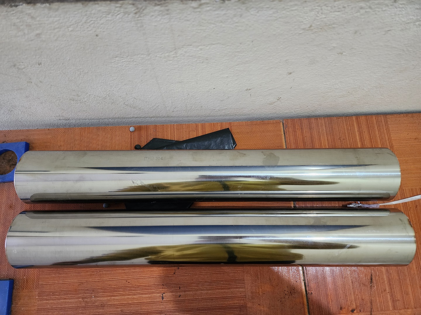 ống inox 201 phi 76 dài 50cm(3 inch motar)