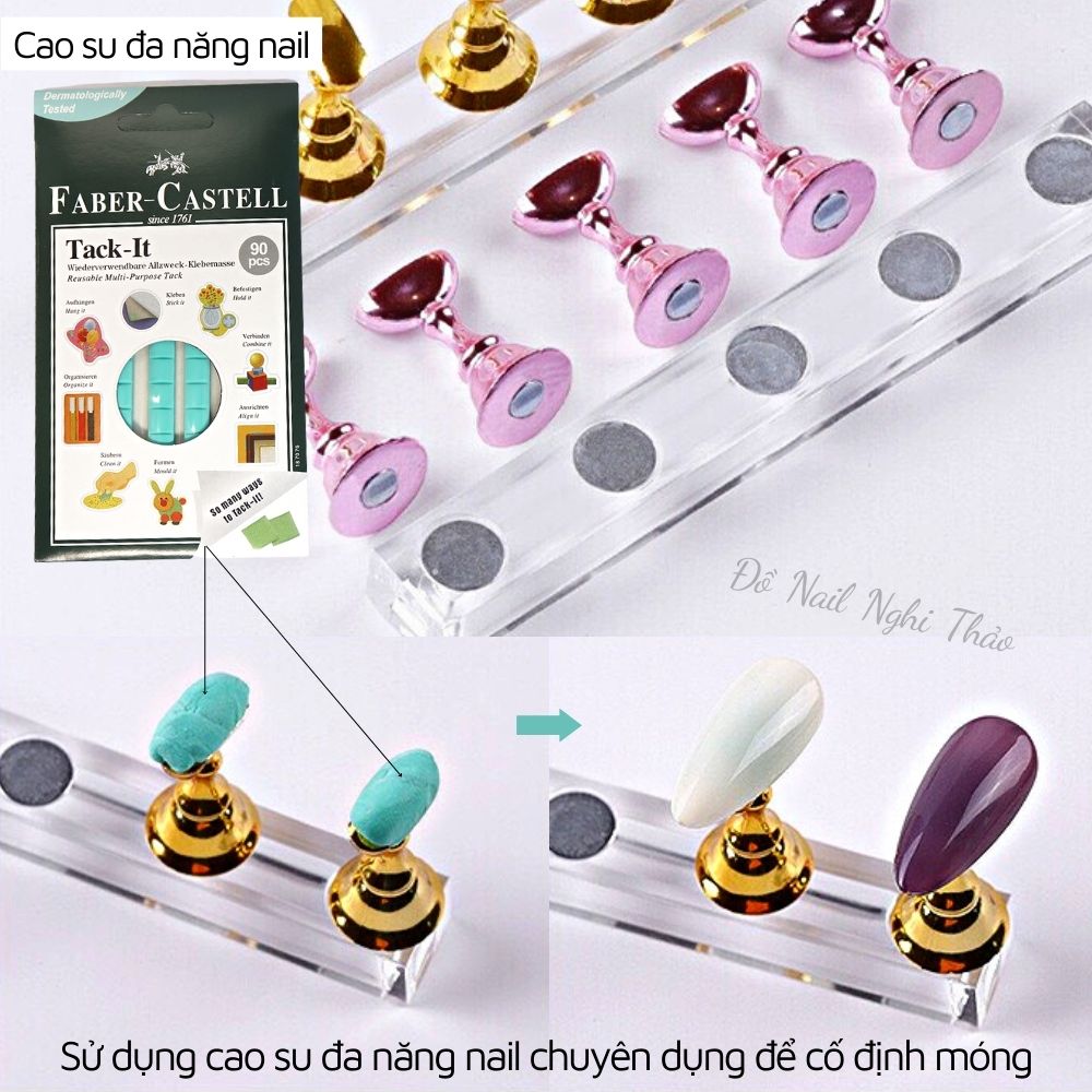 Đế gắn móng giả nam châm  phụ kiện nail