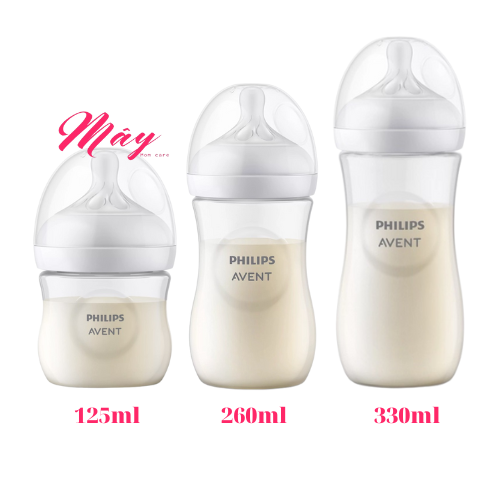 [Núm tùy chọn] Bình sữa Philips AVENT Natural 125-260-330ml mẫu mới