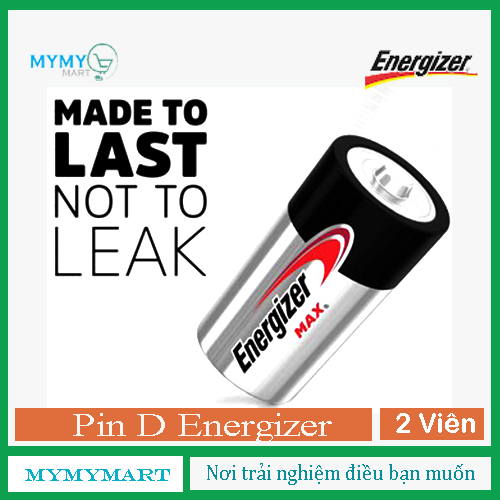 [HCM]Pin Đại (Pin D) Energizer 15V (Vỉ 2 viên)