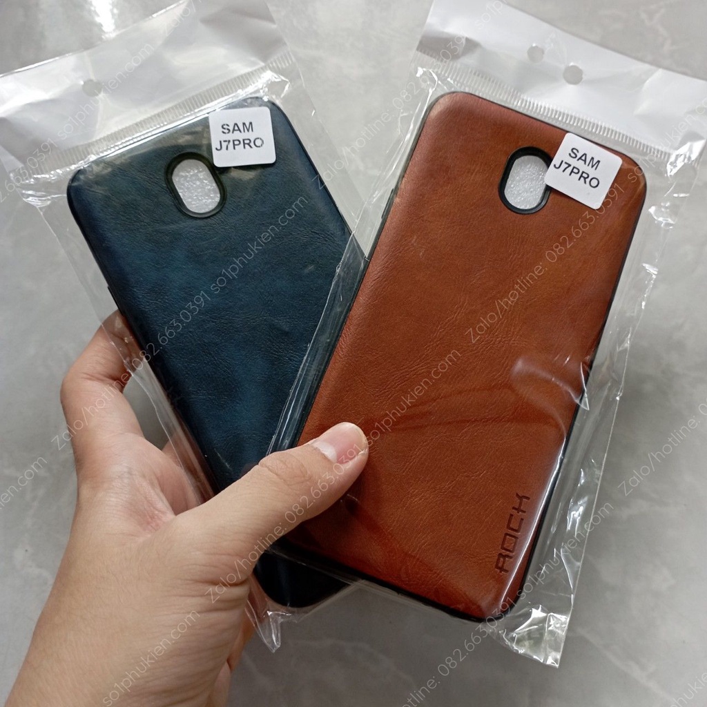 Ốp lưng da Samsung J7 Pro dẻo chất da siêu đẹp