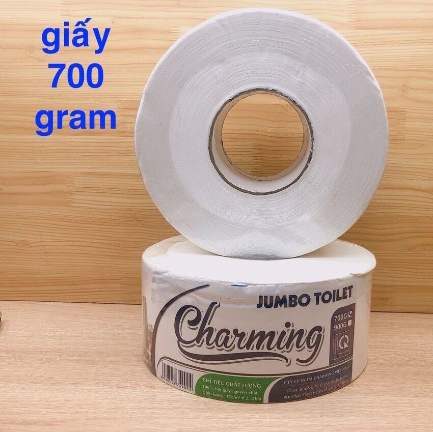 [HCM]giấy vệ sinh cuộn lớn 700 gram
