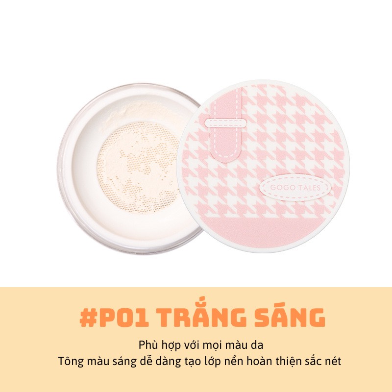 Phấn Phủ Kiêm Phấn Nước Kiềm Dầu, Che Khuyết Điểm 2IN1 Gogo Tales Light And Nude Pressed Powder Cushion Cream
