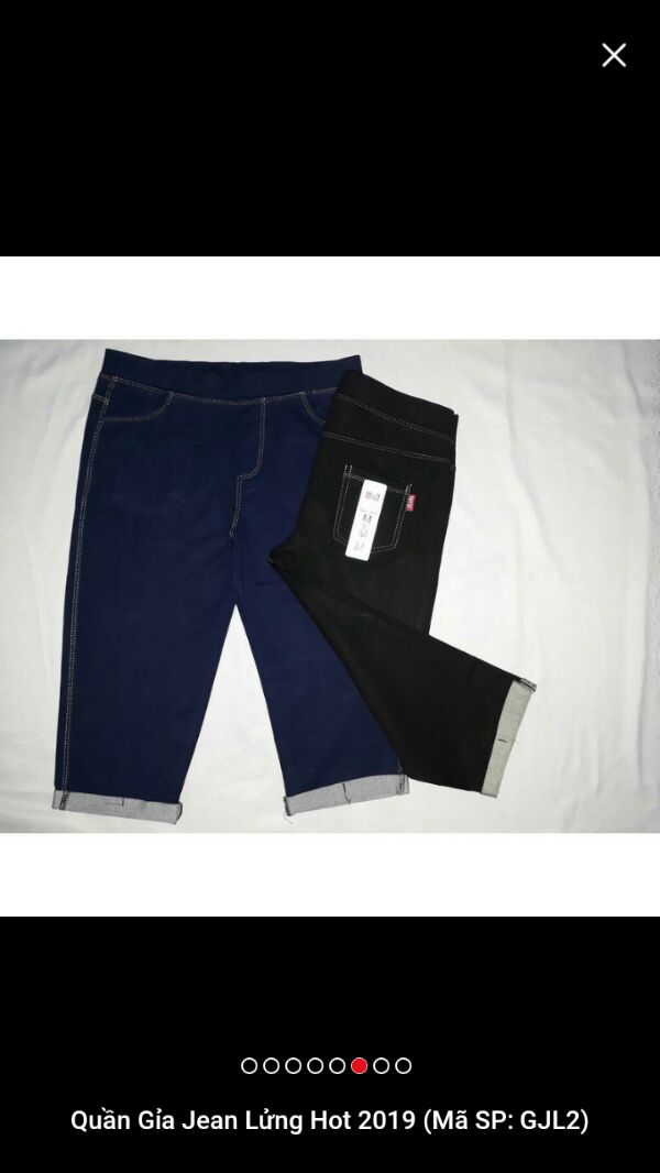 Quần ngố giả jeans nữ đẹp - 579