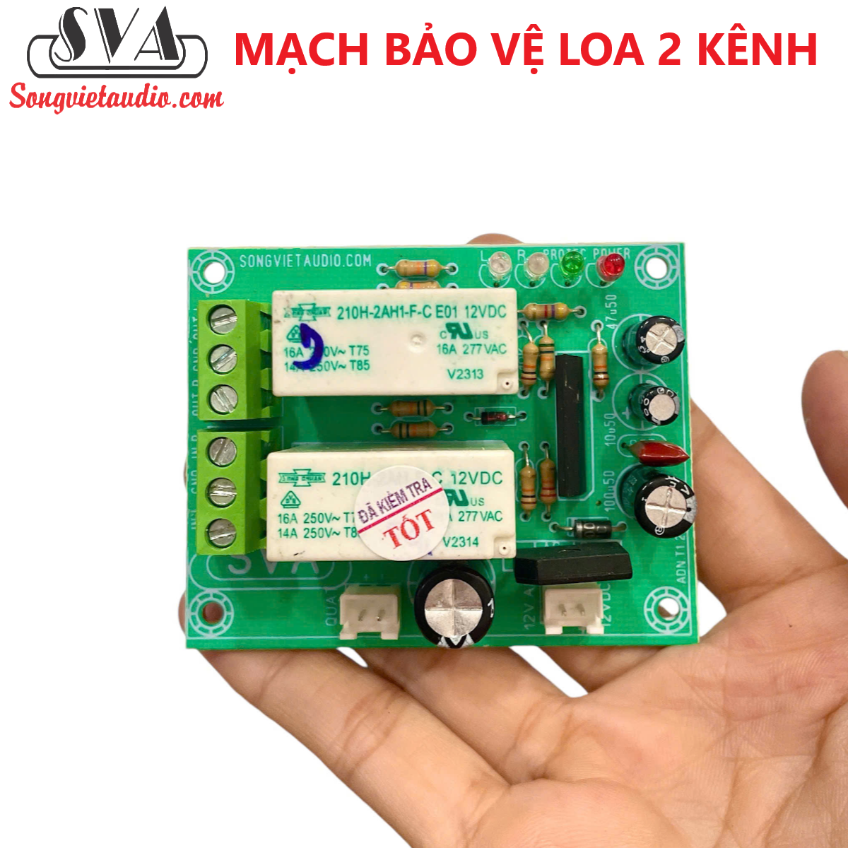MẠCH BẢO VỆ LOA MẪU MỚI - 1 MẠCH