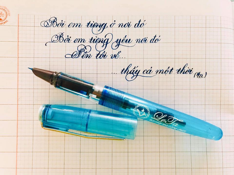 🍂 Bút máy LeTa 369 ngòi lá tre thanh đậm