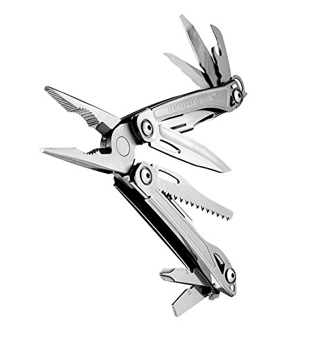 Leatherman Sidekick Silver Multi-Purpose Hand Tool (14 Tools) [Genuine 25-Year Warranty]