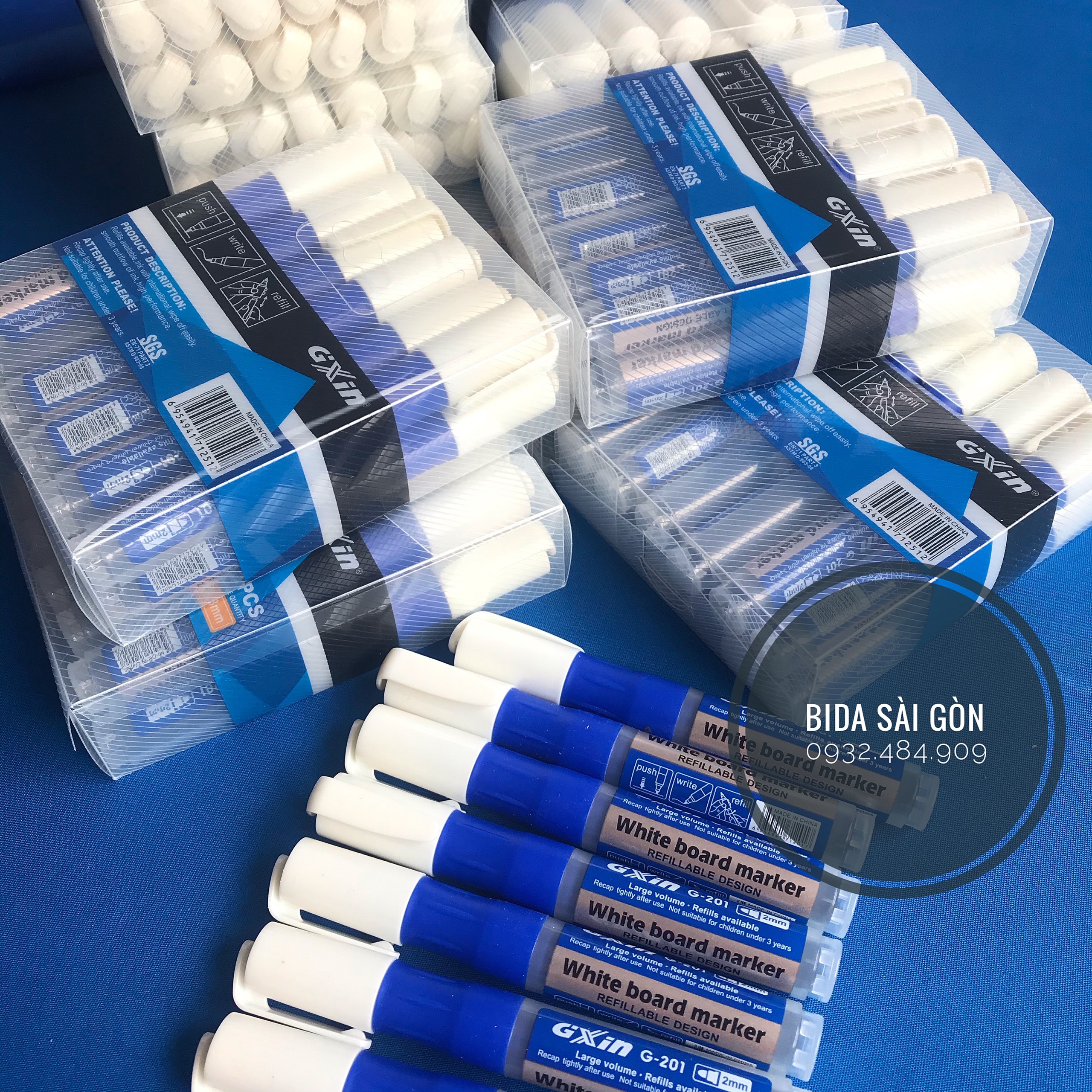 [Viết bảng bida] Bút lông nhấn Gxin