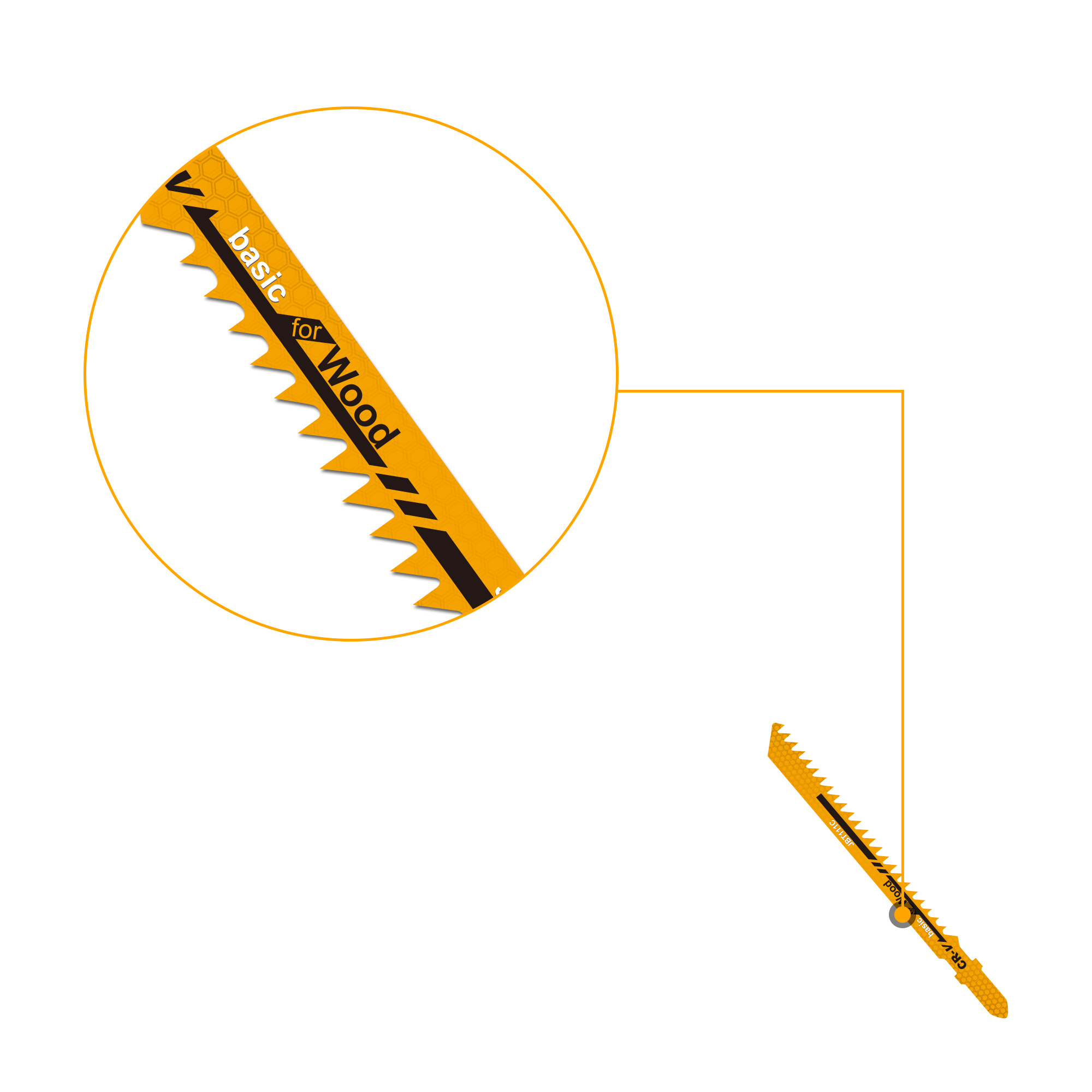 Bộ lưỡi cưa lọng gỗ INGCO JBT111C