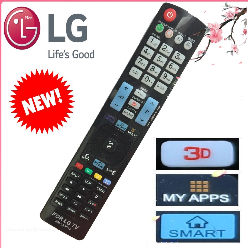 REMOTE ĐIỀU KHIỂN TIVI LG SMART RM-L930+2 (SMART-MY APS-PREMIUM) [Cam kết chất lượng, BH 6 tháng]