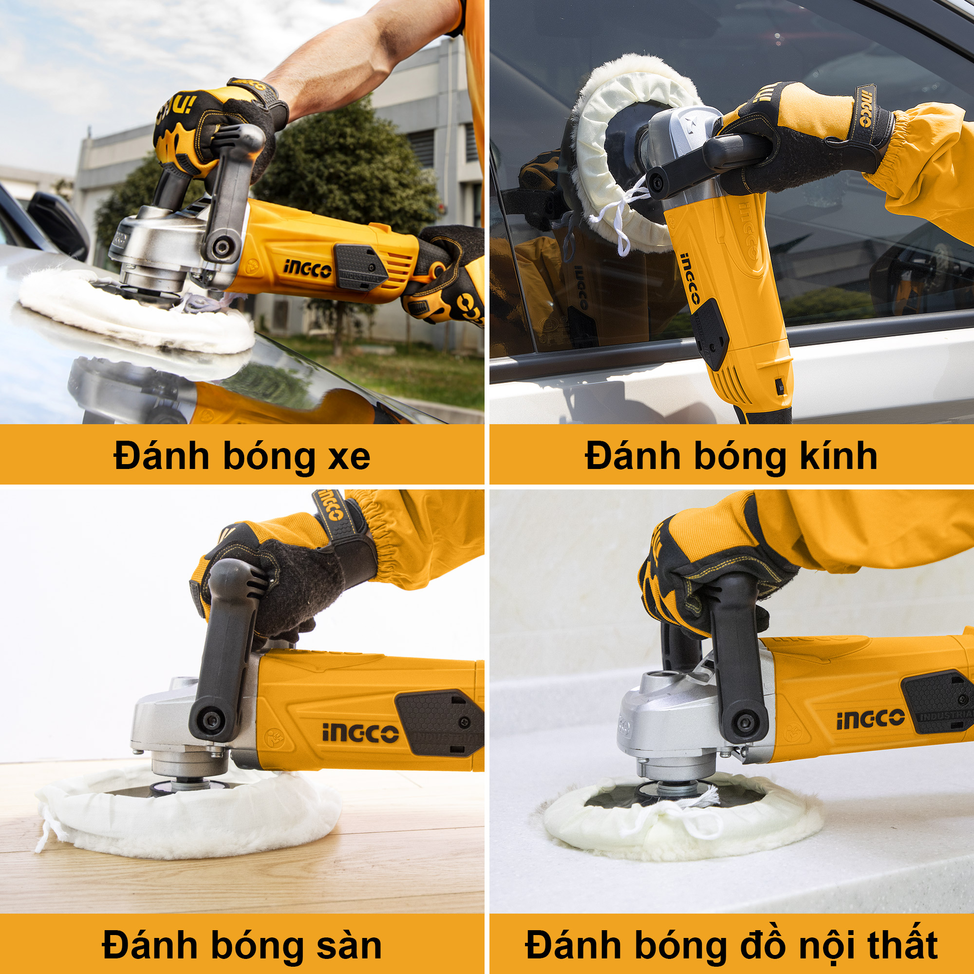 Máy đánh bóng 1400W INGCO AP14008
