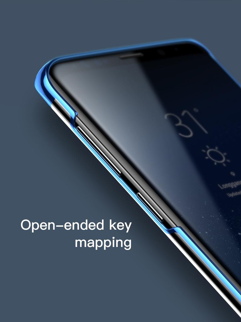 Ốp Lưng Viền Màu Baseus Luxury Glitter Cho Máy Samsung Galaxy S9