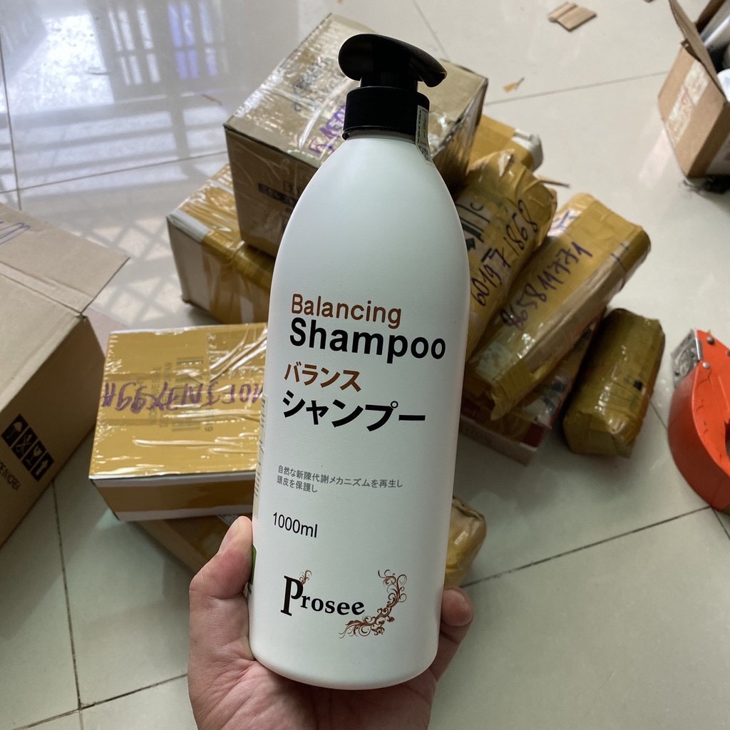 Dầu gội dành cho tóc gàu chống dầu, chống rụng tóc Prosee Balancing Shampoo AS14 1000ml