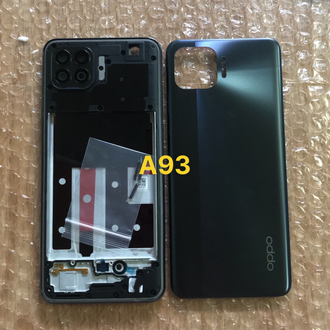 Bộ vỏ Oppo A93 zin (kèm kính camera .nút bấm)