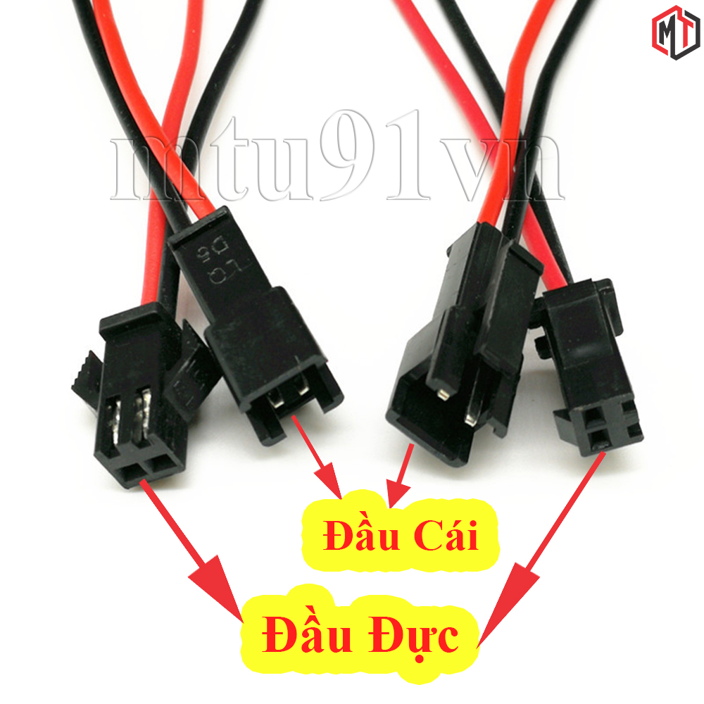 Jack kết nối SM-2P 2.54mm Đực Cái