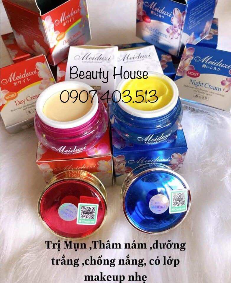 [HCM]Bộ 2 Kem Meiduzi Ngày & Đêm (Check Code QR)