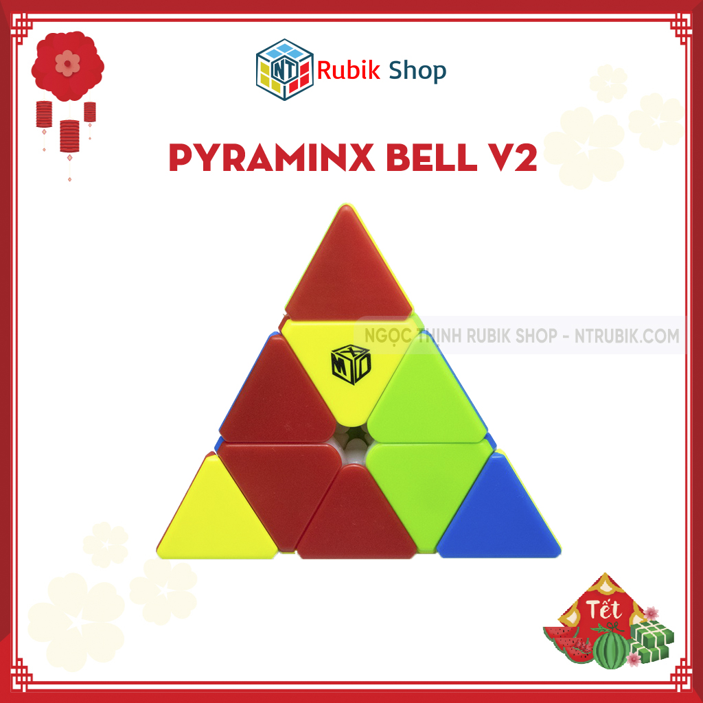 [Siêu Phẩm] Rubik QiYi Pyraminx X-man Bell Stickerless