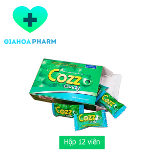 Kẹo ngậm Cozz Candy (DHG) giúp làm ấm, thông họng, hỗ trợ giảm ho, đau họng, khàn tiếng - Hộp 12 viên thumbnail