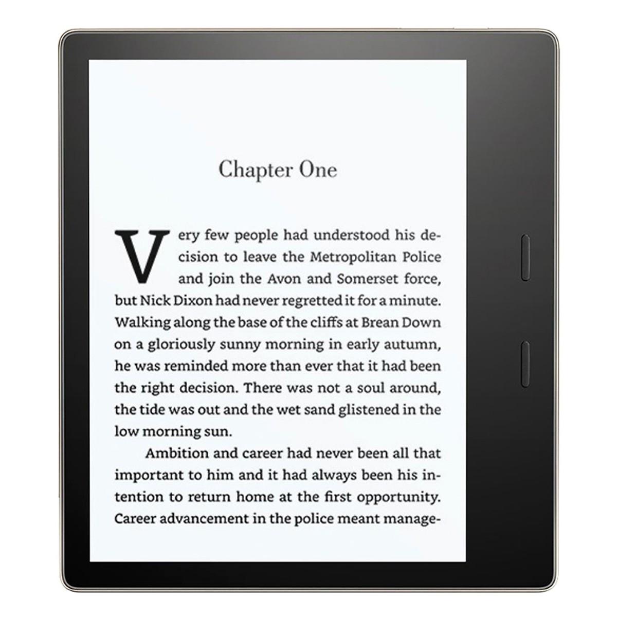 [HCM][TRẢ GÓP 0%] Máy Đọc Sách Kindle Oasis 32GB (Gold) - Hàng Nhập Khẩu