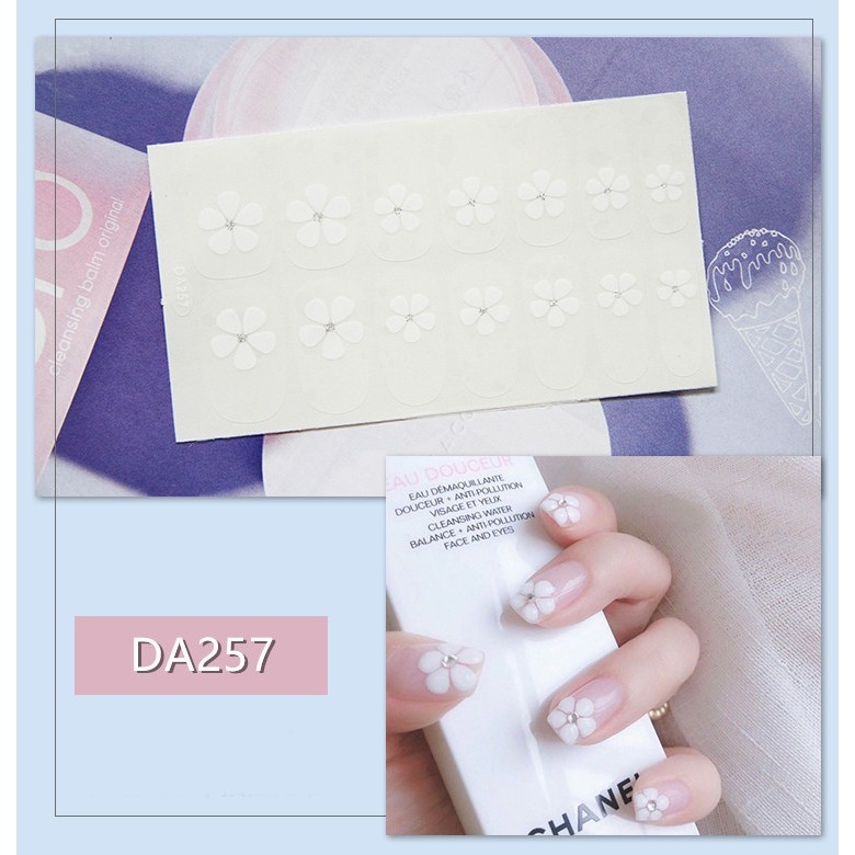 Bộ sticker dán móng tay trang trí 3D kháng nước bền chặt - P4