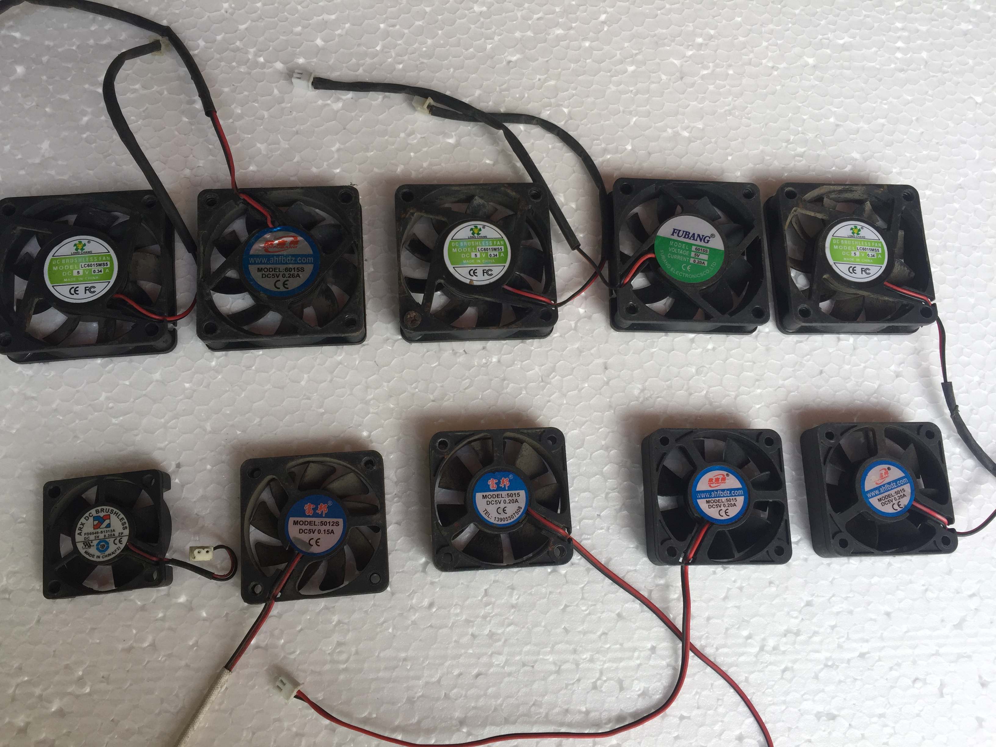 Quạt fan 5v kích thước fan 6