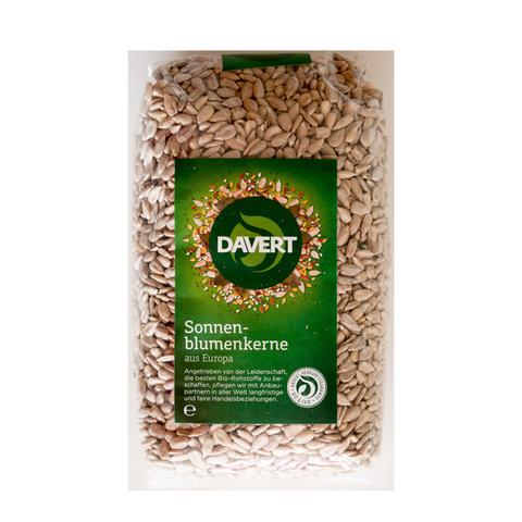 Hạt hướng dương hữu cơ tách vỏ chưa rang Davert (250g)