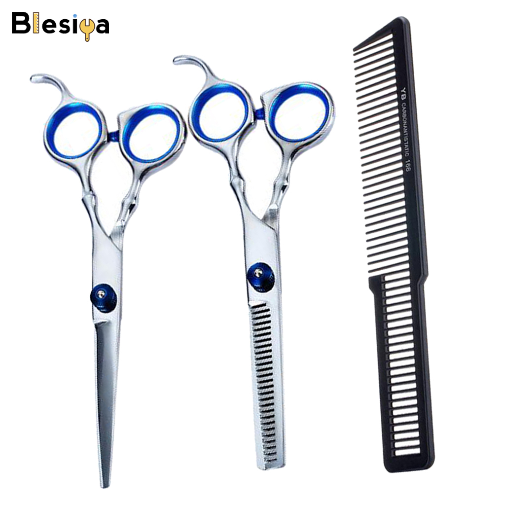 Blesiya Kéo Cắt Tóc Làm Đẹp Chuyên Nghiệp 7 Inch Kéo Cắt Tóc Salon, W/Lược