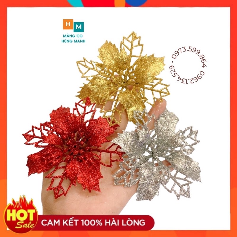 Hoa nhũ kép size bé 9cm