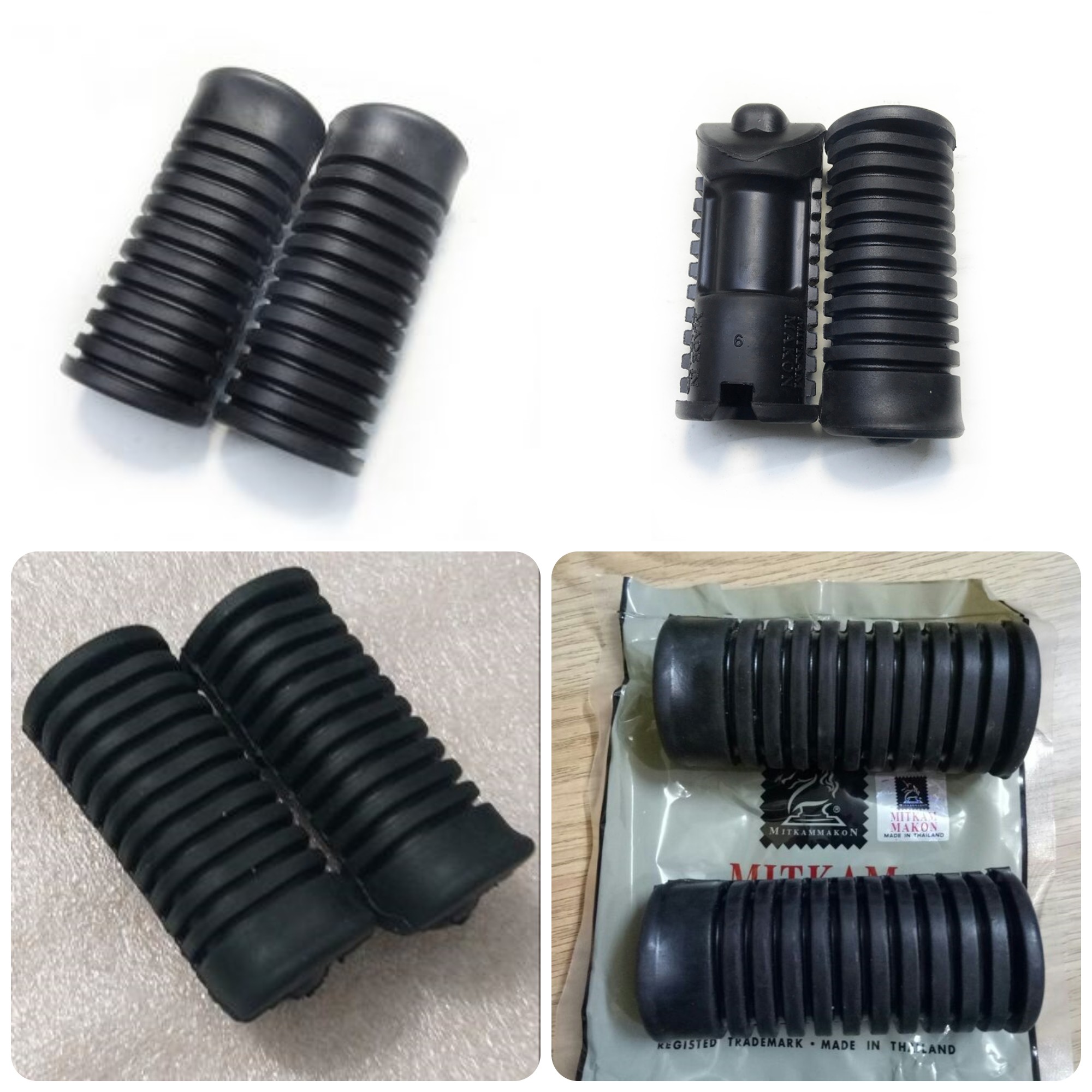 Cặp cao su gác chân giữa xe cup, dream, wave
