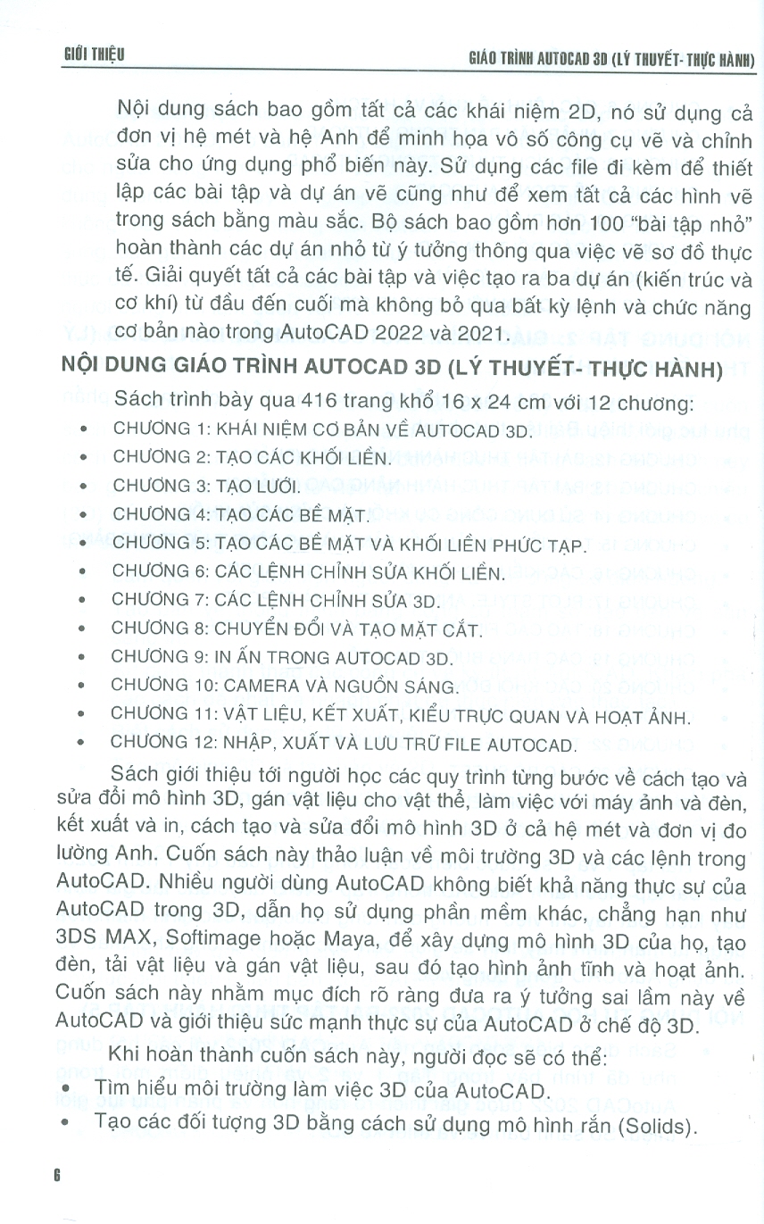 Giáo Trình Auto CAD 3D - Lý Thuyết - Thực Hành