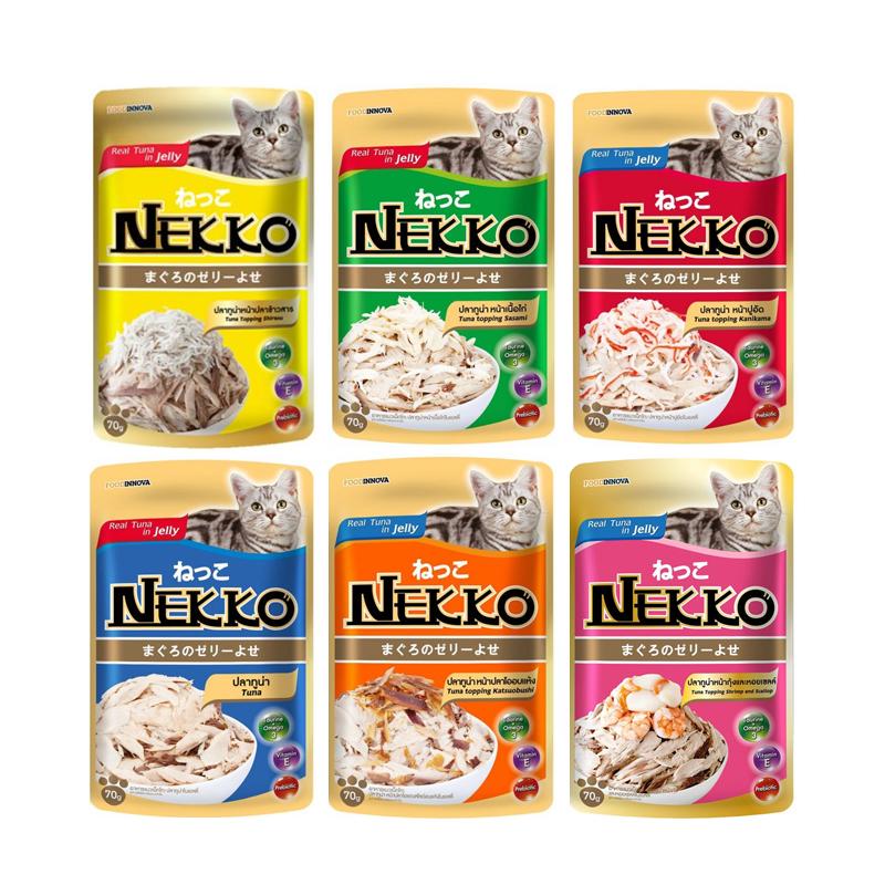 Combo 6 Pate Nekko cho mèo 70gr