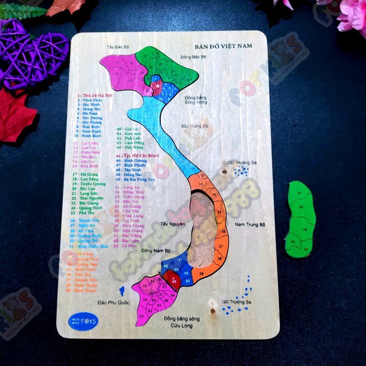 Board jigsaw National, reverse image for baby 2 years old, winwintoys