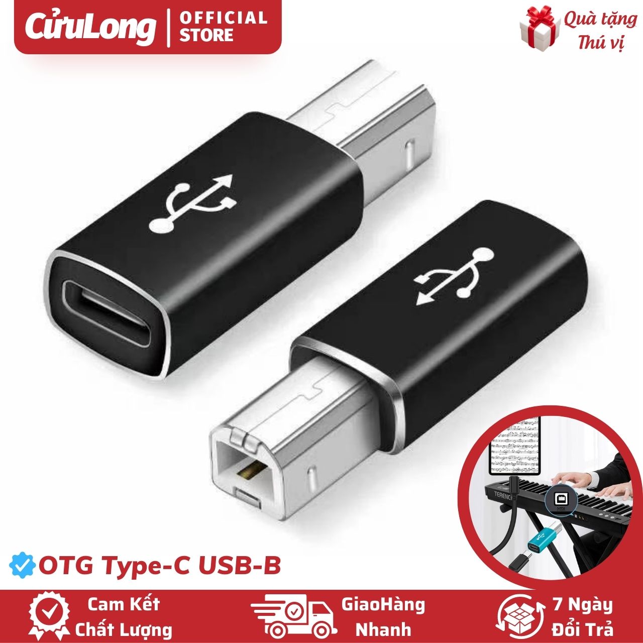 OTG Type C to USB Type B convert type C to type B 2.0 MIDI connector for printer fax machine scanner instrument piano electronic drum DJ