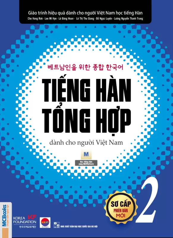 Tiếng Hàn tổng hợp dành cho người Việt Nam – Sơ cấp 2 – Bản đen trắng