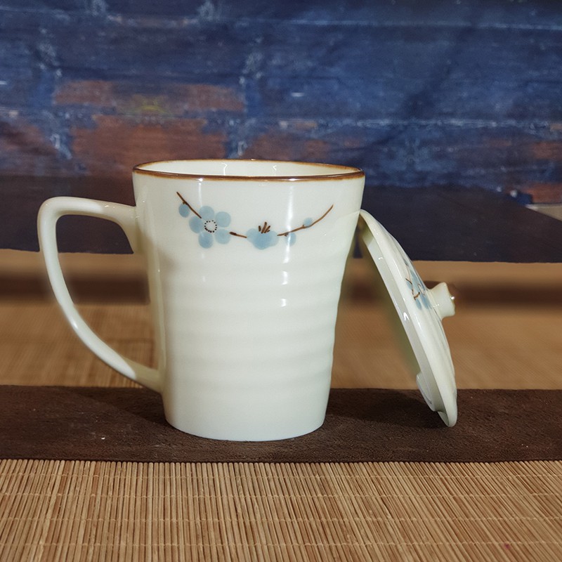 LY SỨ TRẮNG HOA ANH ĐÀO