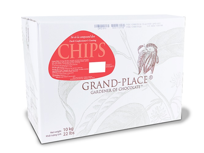 Socola chip đen Grand-place Puratos